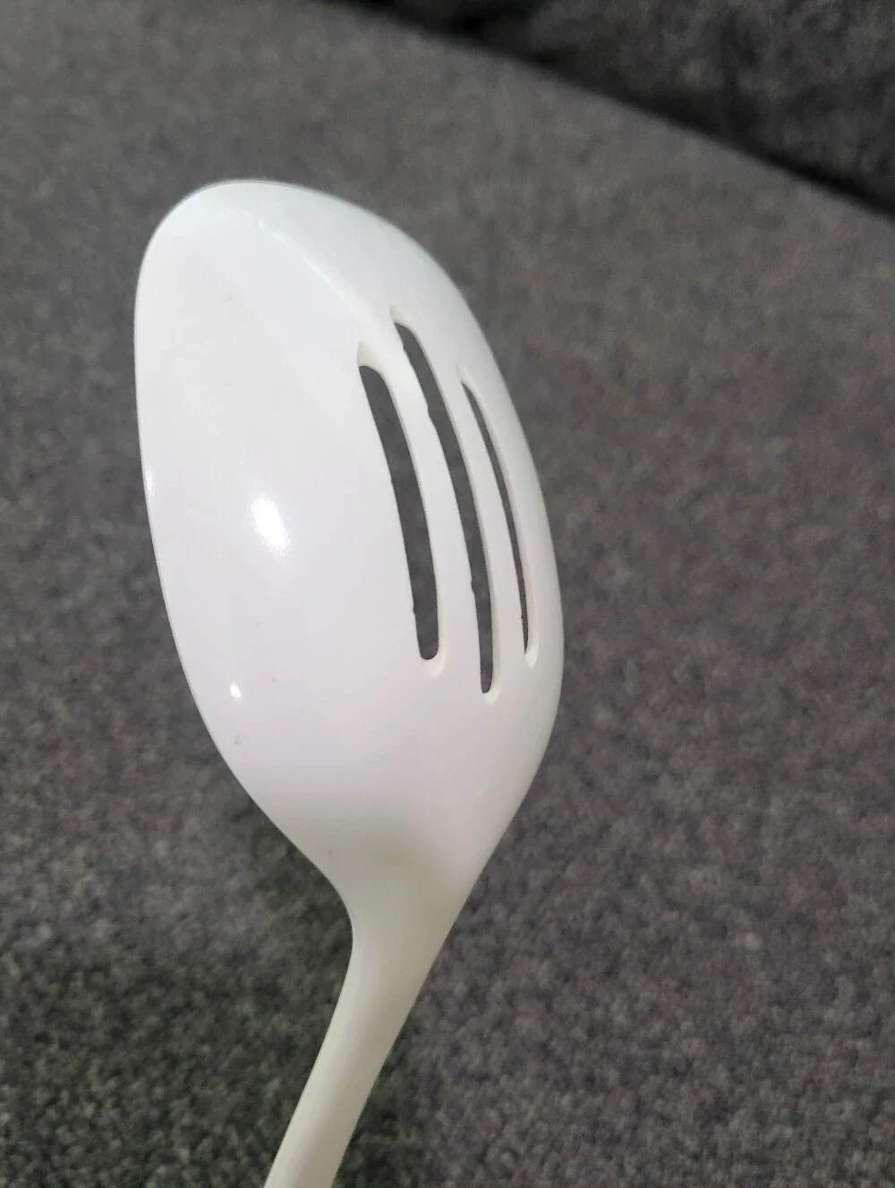 Vintage Melamine Ware Slotted Spoon white #806 China